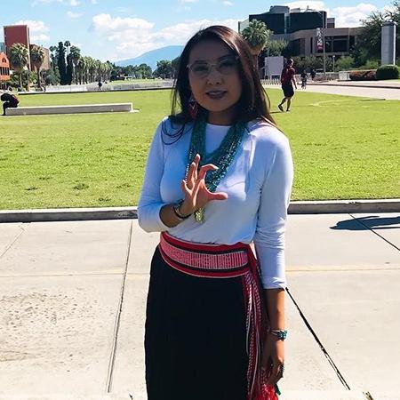Ariel Shirley, a public health intern at University of Arizona, discusses the importance of running as part of the Navajo culture.