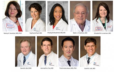 Today's heart transplant team - Cardiologists: Nancy Sweitzer, Sophia Airhart, Khadijah Breathett, Mark Friedman, Elizabeth Juneman; Cardiothoracic surgeons: David Bull, Kenneth Fox, Toshinobu Kazui, Scott Lick