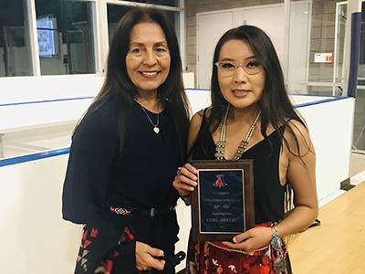 Alberta Arviso, PhD, and Ariel Shirley