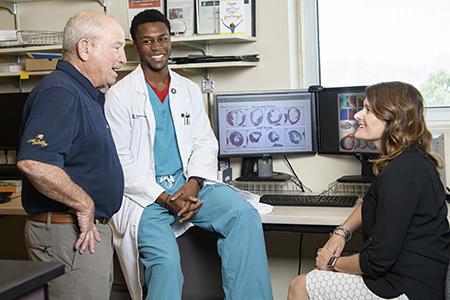 Dr. Steven Goldman, Ike Royal Chinyere and Dr. Elizabeth Juneman