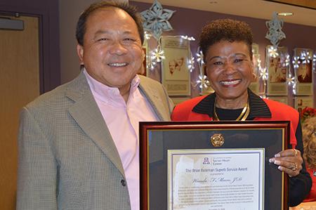 John Fung with Wanda F. Moore,