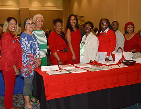 Members of the Minority Outreach Program support clinical research and share heart health information in the community.